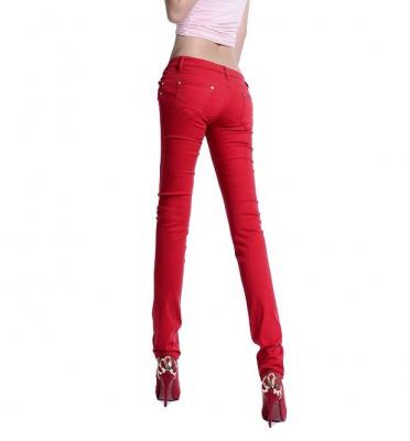 фото 2 Брюки-карандаш джинсовые цветные