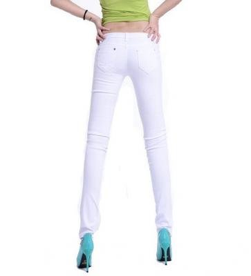 фото 4 Брюки-карандаш джинсовые цветные